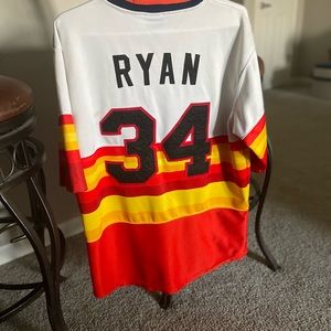 Large retro Houston Astros jersey! Hall of Famer Nolan Ryans Jersey